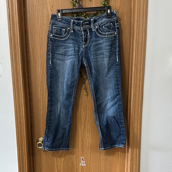 Vigoss Dark Blue Ankle Jeans - Picture 1 of 2